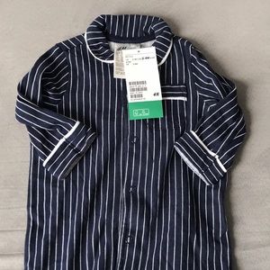 H&M striped sleeper